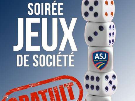 Soirée jeux de société à l'ASJ