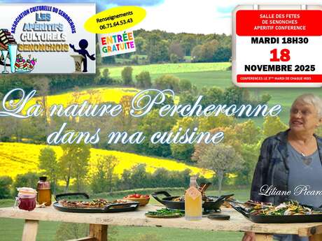 Apéritif-conférence "La nature percheronne dans ma cuisine"