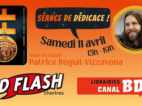 Séance de dédicace de Patrice Réglat-Vizzavona pour "Off"