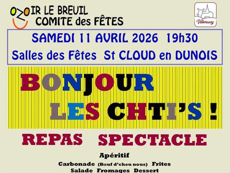Repas sectacle - Bonjour les Chti's