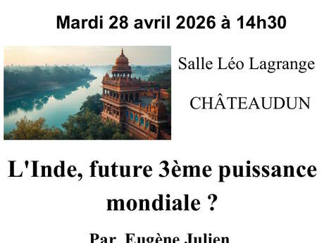 Conférence - L'Inde, future troisième grande puissance