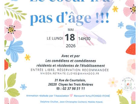 Théâtre - Le coeur n'a pas d'âge !!!