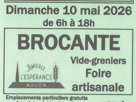 Brocante, Vide-Greniers et Foire Artisanale