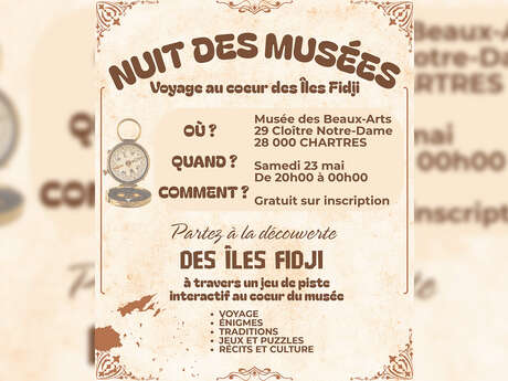 Voyage au coeur des Îles Fidji - Nuit des musées