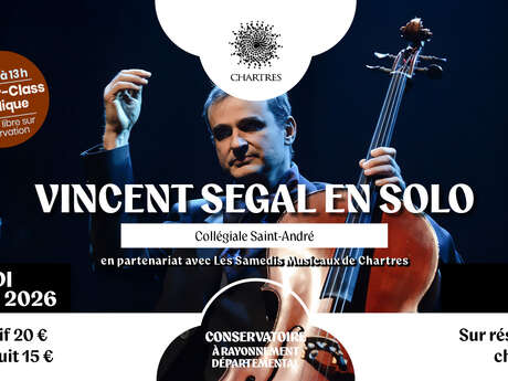 Vincent Segal en solo – Conservatoire et Les Samedis Musicaux