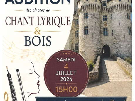 Audition des classes de chant lyrique et bois - Château des Comtes du Perche
