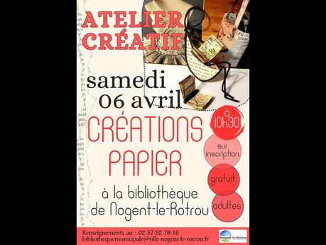 Atelier "Créations en papier"