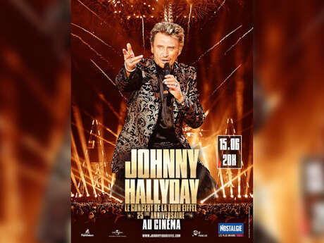Concert de Johnny Hallyday au Cinéma Les enfants du paradis