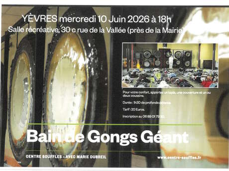 Bain de Gongs Géants