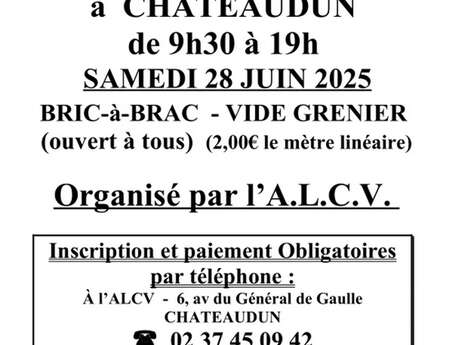Bric-à-brac vide-grenier de l'ALCV