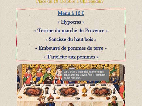 Repas médiéval du Comité des Fêtes de Saint Jean