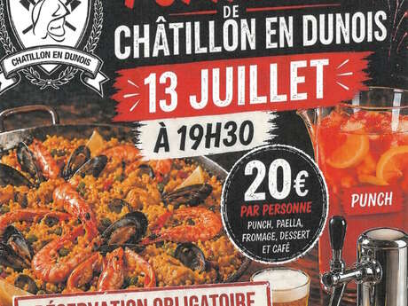 La Paëlla des Pompiers de Châtillon-en-Dunois