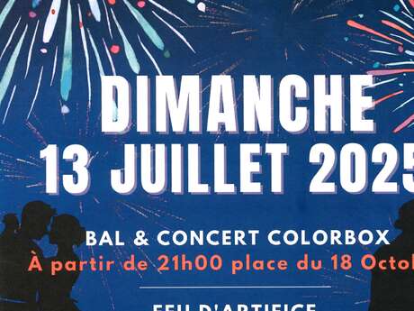 Bal, concert et feu d'artifice