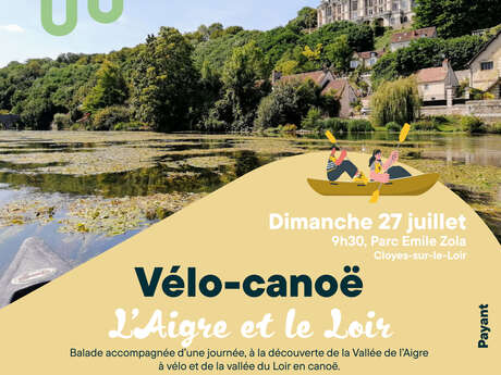 Rando' vélo-canoë - l'Aigre et le Loir