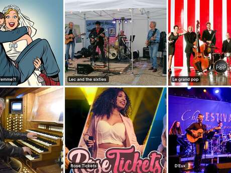 ChartrEstival : Ah si j’étais une femme?!, Lec and the sixties, Le grand pop, Patrick Delabre, Rose Tickets et D'Eux