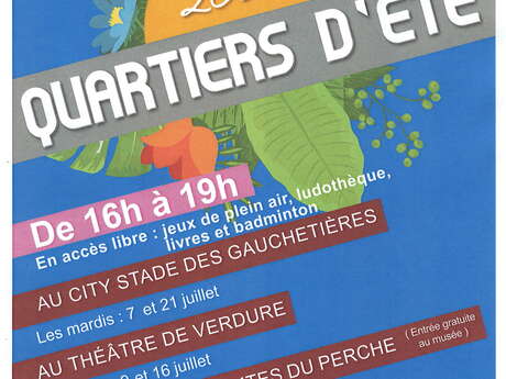 Quartiers d'été 2026
