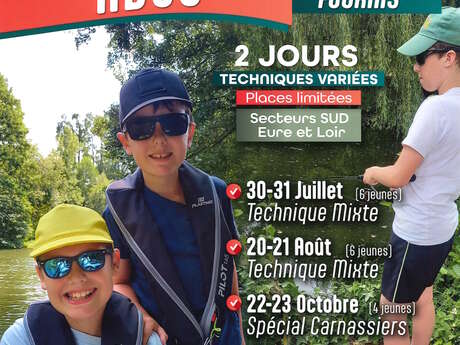 Stage de pêche ados - carnassiers aux leurres