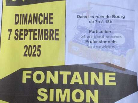 Bric-à-brac/Vide grenier - Fontaine-Simon