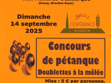 Concours de pétanque