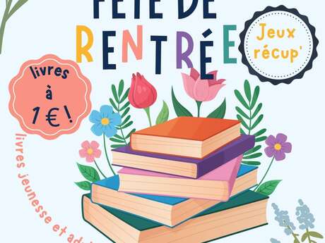 Fête de la rentrée 2026 - Braderie de livres