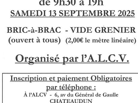 Vide-grenier de l'ALCV
