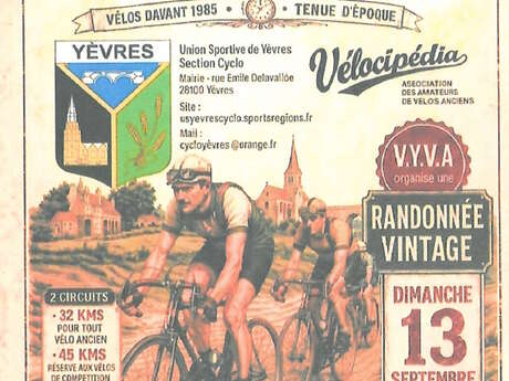 Randonnée vintage à vélo