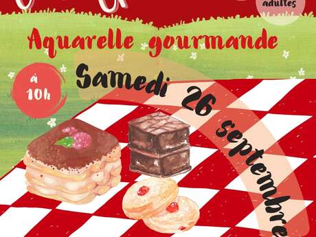 Atelier créatif - Initiation à l'aquarelle gourmande