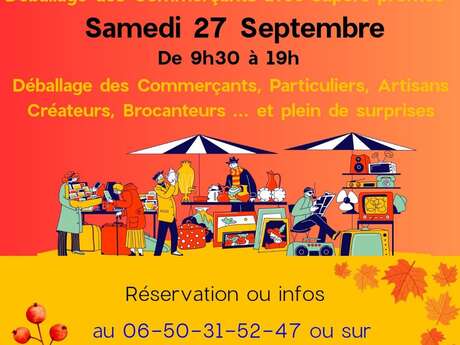 Braderie d'automne des commerçants