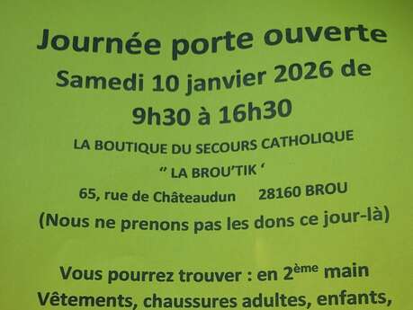 Portes ouvertes à la boutique du Secours Populaire