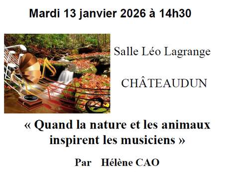 Conférence - Quand la nature et les animaux inspirent les musiciens