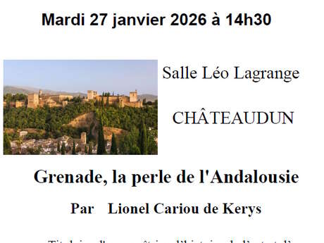 Conférence - Grenade, la perle de l'Andalousie