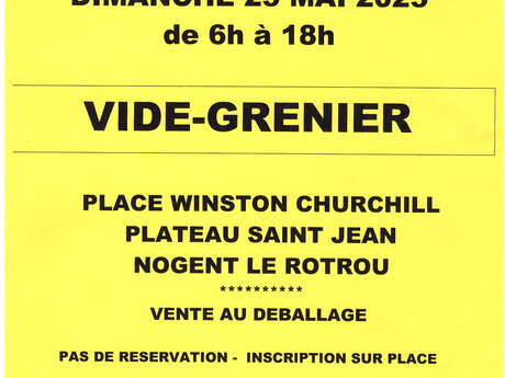 Vide-greniers du Comité des Fêtes Saint-Jean (Plateau)