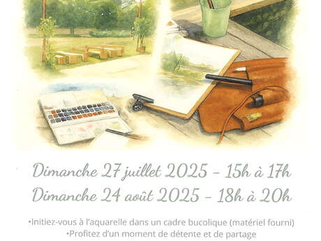 Atelier Aquarelle - La Guinguette de Nogent le Rotrou