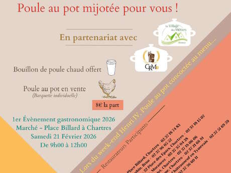 Week-end Henri IV - Menus poule au pot à l'Ascalier