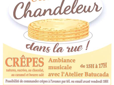 La chandeleur dans la rue - crêpes et animation