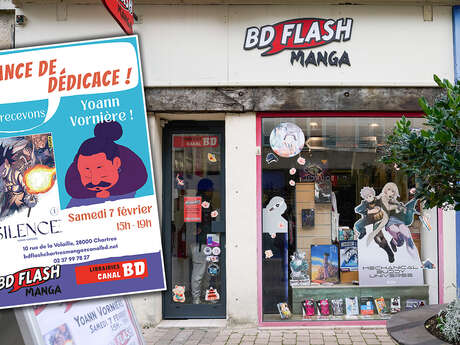 Séance de dédicace de Yoann Vornière pour Silence