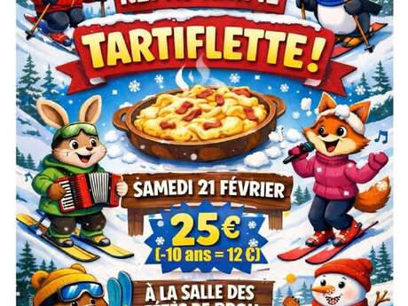 Repas animé tartiflette