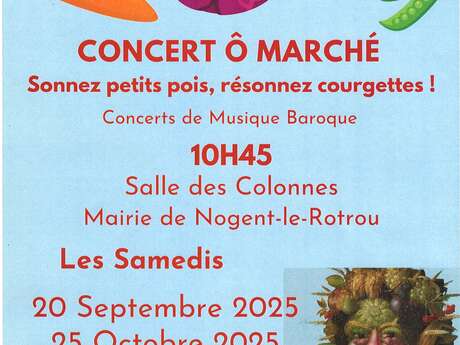 Concert Ô marché -- octobre 2025 Concert Ô marché -- octobre 2025