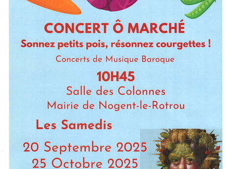 Concert Ô marché I septembre 2025 Concert Ô marché I septembre 2025