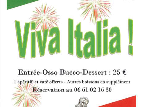 Soirée italienne Viva Italia