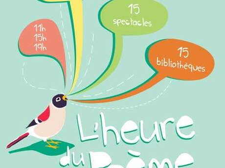 Spectacle jeune public pour la 12e édition de L'Heure du Poème