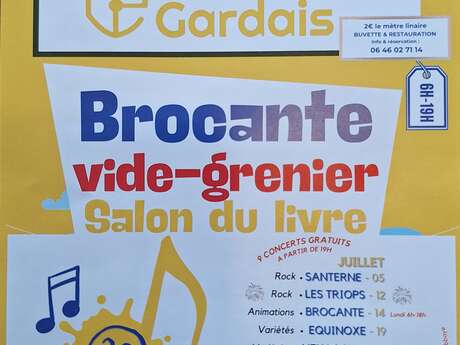 Brocante - vide-grenier -salon du livre