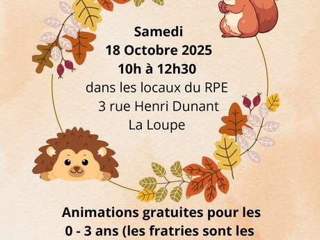 Fête d'Automne des Assistances Maternelles - La Loupe