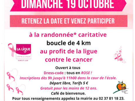 Randonnée caritative pour octobre rose - Saint Eliph