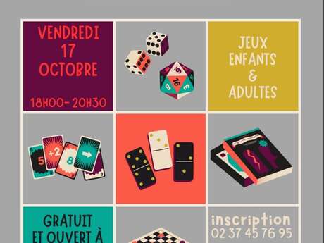 Soirée jeux de société