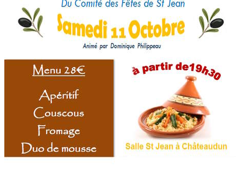 Couscous du Comité des Fêtes de Saint Jean