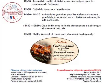 Saint-Bomer - Fête nationale