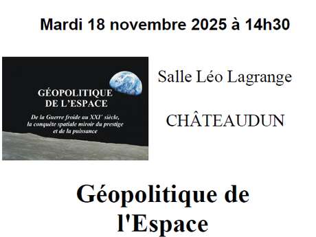 Conférence - Géopolitique de l'espace