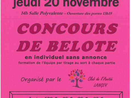 Concours de belote