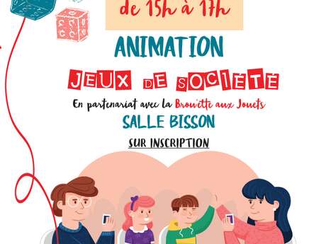 Animation jeux de société